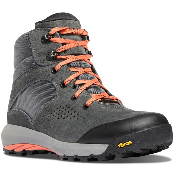 Danner Women’s Gray and Salmon Accents Outdoor Hiking Boots - Picture 2 of 14